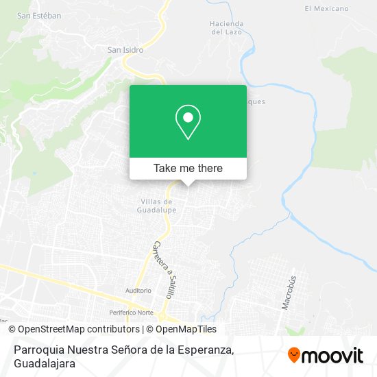 Mapa de Parroquia Nuestra Señora de la Esperanza