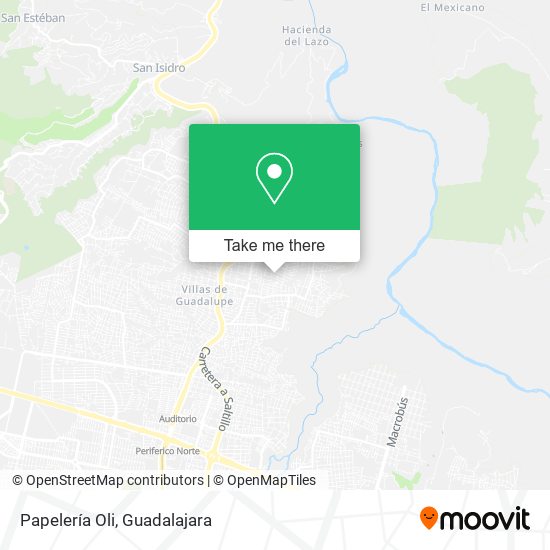 Papelería Oli map