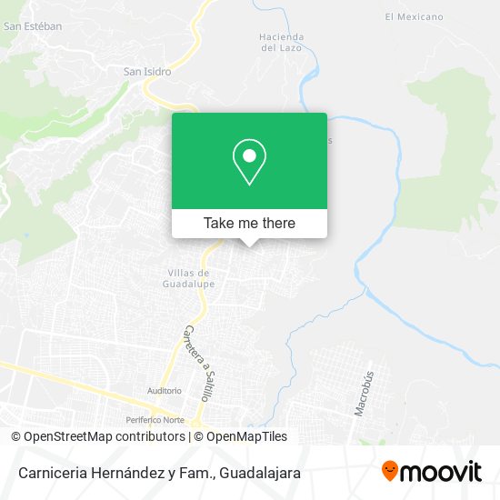 Carniceria Hernández y Fam. map