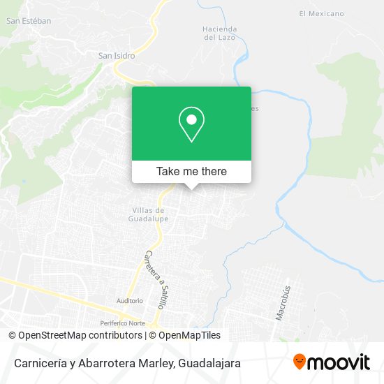 Mapa de Carnicería y Abarrotera Marley