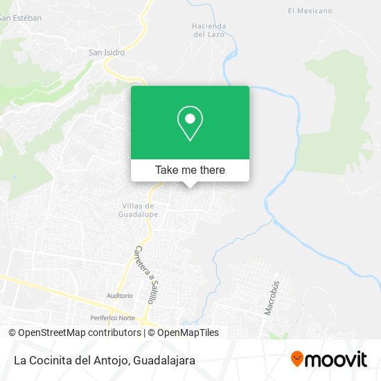 La Cocinita del Antojo map