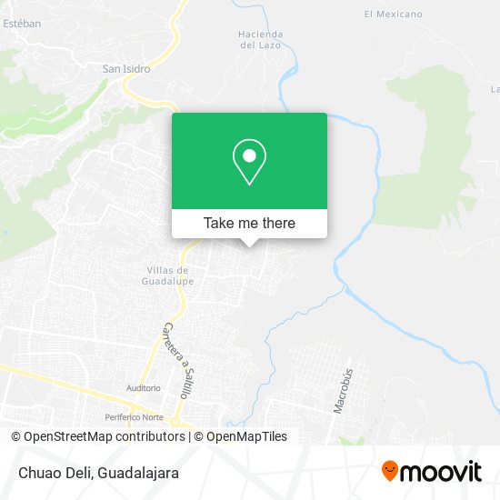 Chuao Deli map