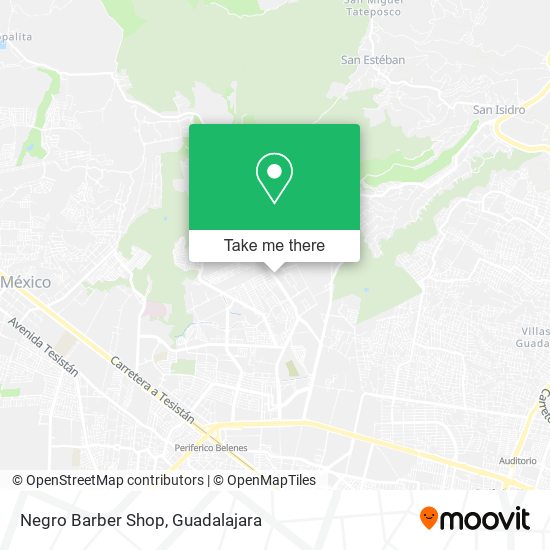 Mapa de Negro Barber Shop