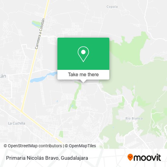 Mapa de Primaria Nicolás Bravo