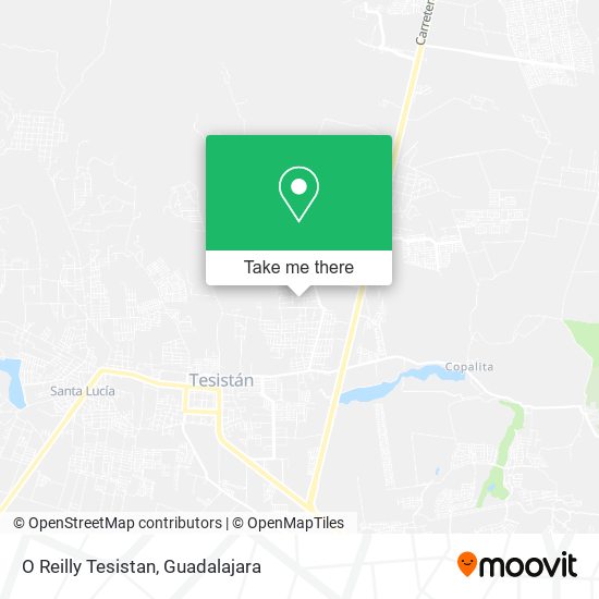 Mapa de O Reilly Tesistan