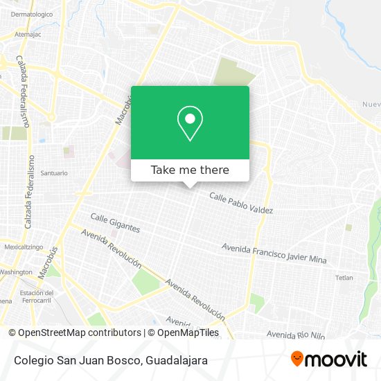 Colegio San Juan Bosco map