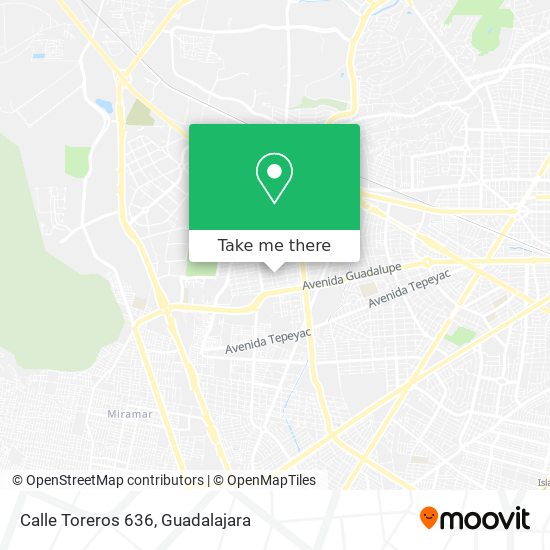 Calle Toreros 636 map