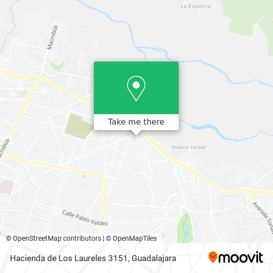 Hacienda de Los Laureles 3151 map