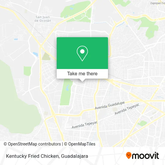 Mapa de Kentucky Fried Chicken