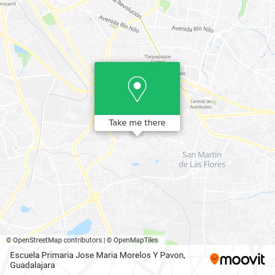 Escuela Primaria Jose Maria Morelos Y Pavon map