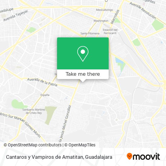 Mapa de Cantaros y Vampiros de Amatitan