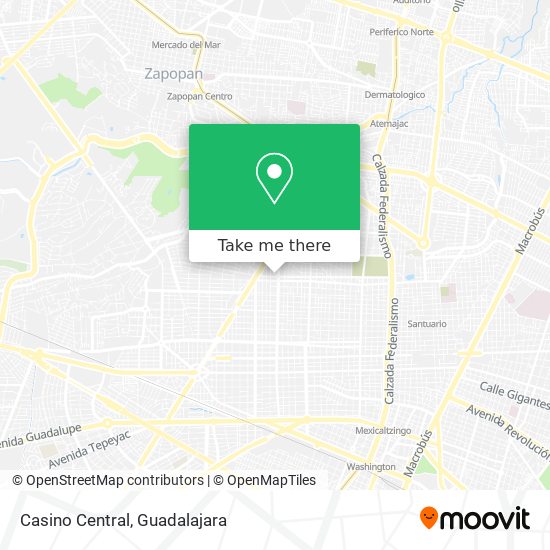 Mapa de Casino Central