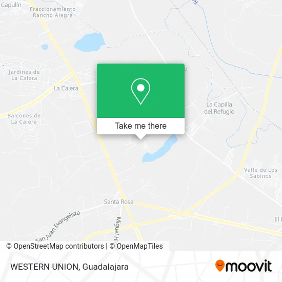 WESTERN UNION map