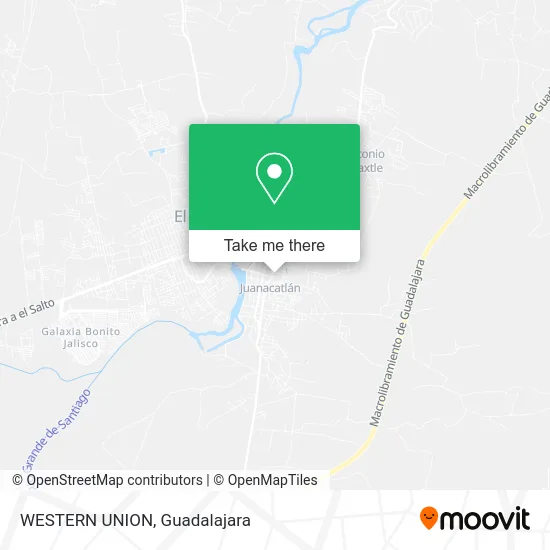 WESTERN UNION map