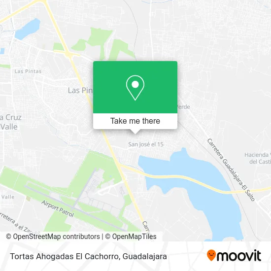 Tortas Ahogadas El Cachorro map