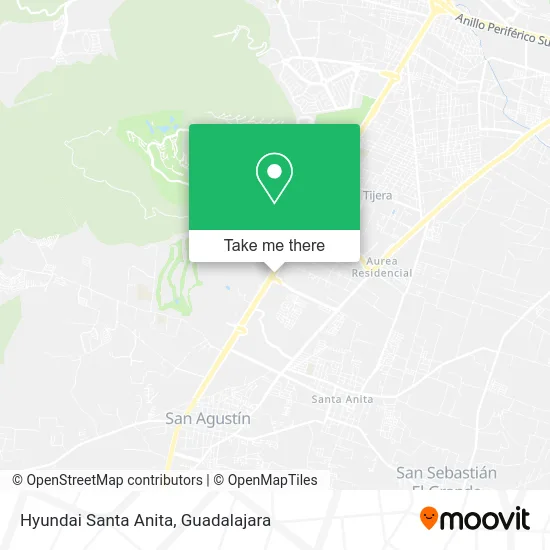 Hyundai Santa Anita map