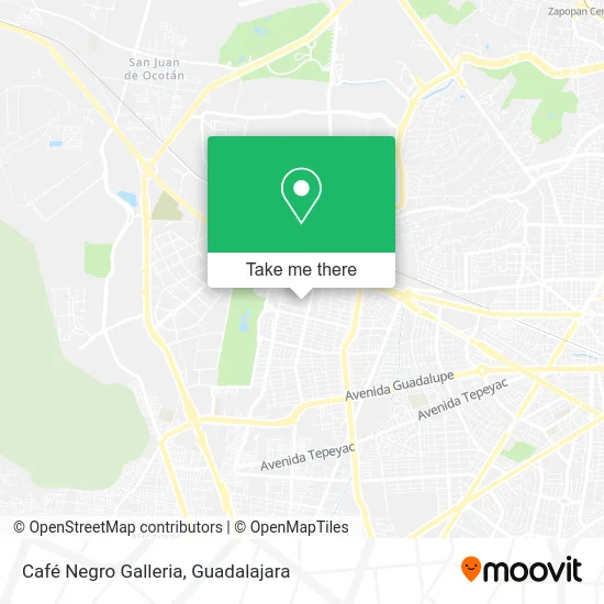 Café Negro Galleria map