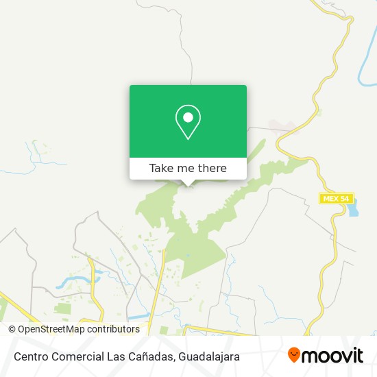 Centro Comercial Las Cañadas map