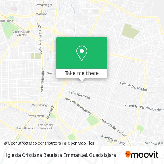 Mapa de Iglesia Cristiana Bautista Emmanuel