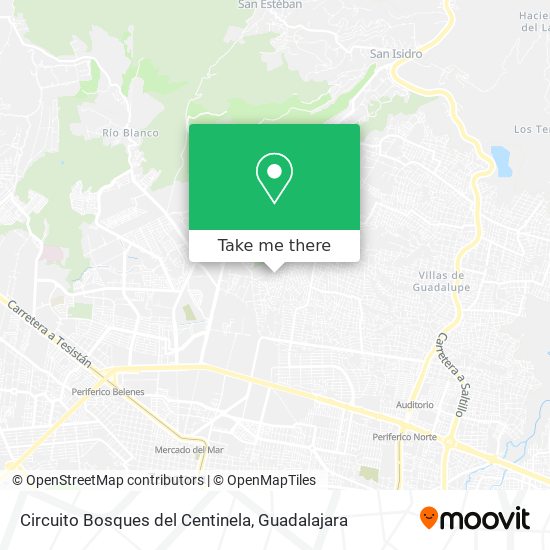 Mapa de Circuito Bosques del Centinela