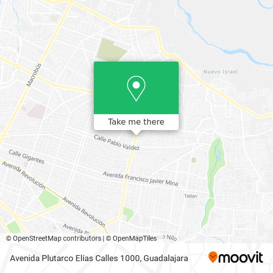 Mapa de Avenida Plutarco Elías Calles 1000