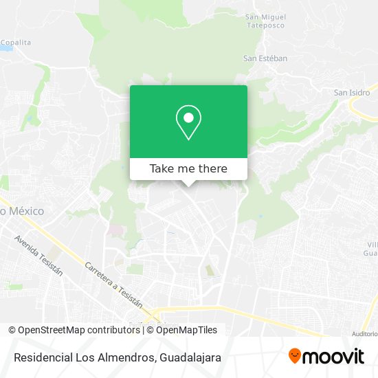 Residencial Los Almendros map