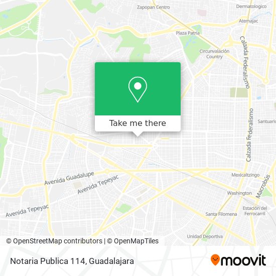 Notaria Publica 114 map