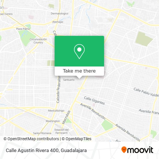 Calle Agustin Rivera 400 map