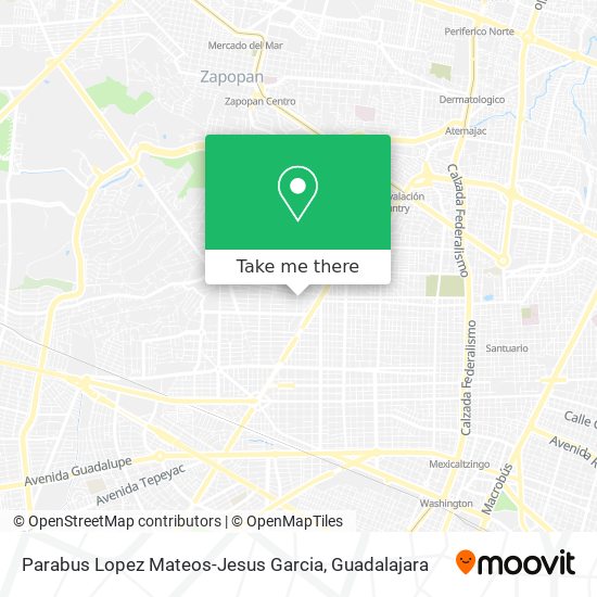Parabus Lopez Mateos-Jesus Garcia map