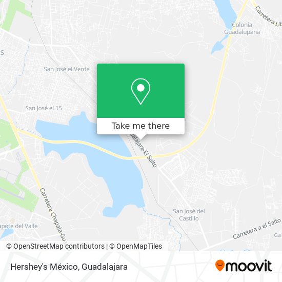 Mapa de Hershey's México