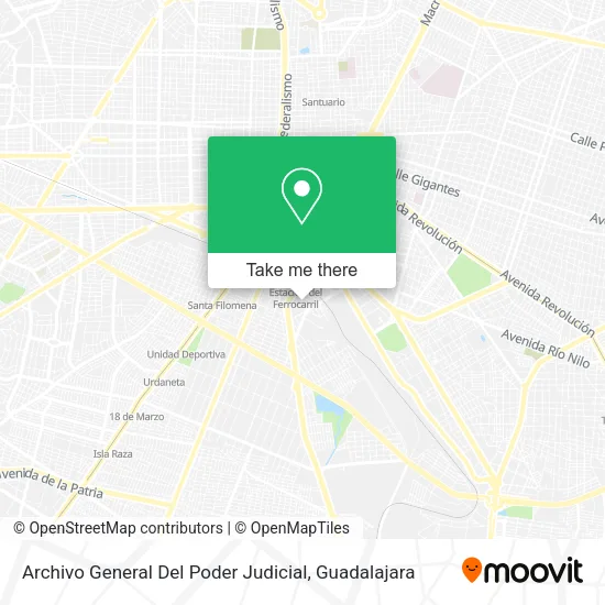Mapa de Archivo General Del Poder Judicial