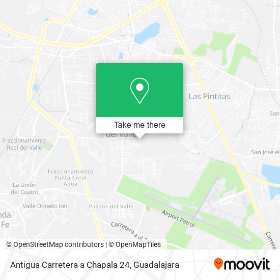 Mapa de Antigua Carretera a Chapala 24