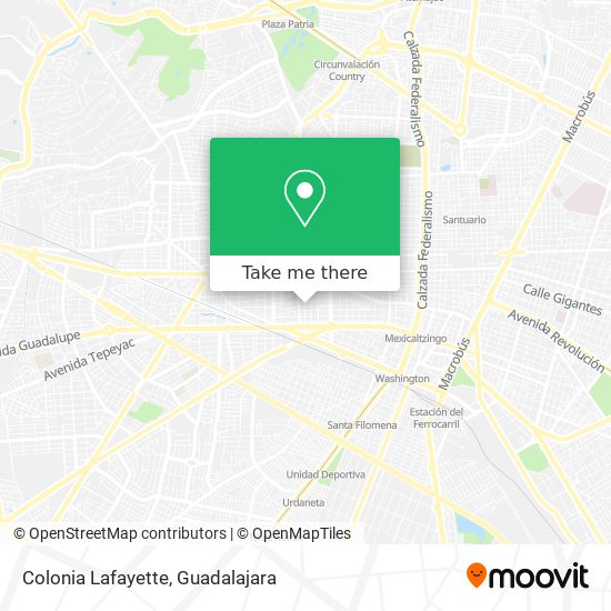 Mapa de Colonia Lafayette