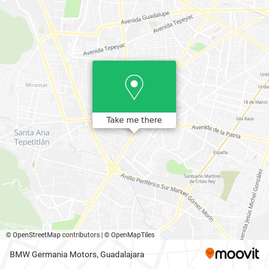 BMW Germania Motors map