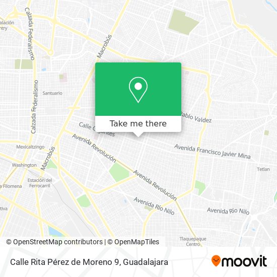 Mapa de Calle Rita Pérez de Moreno 9