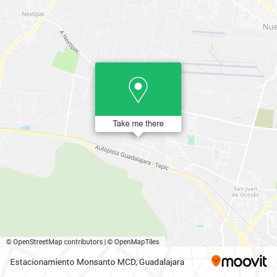 Mapa de Estacionamiento Monsanto MCD