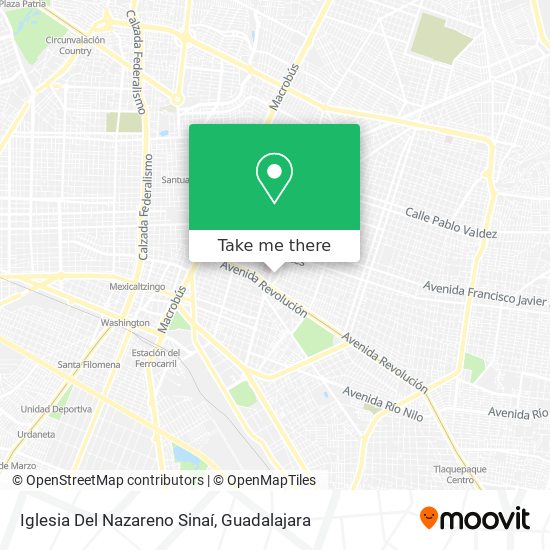Mapa de Iglesia Del Nazareno Sinaí