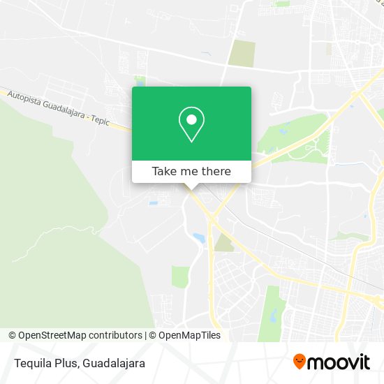 Mapa de Tequila Plus