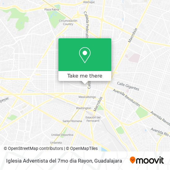 How to get to Iglesia Adventista del 7mo dia Rayon in Guadalajara by Bus or  Train?