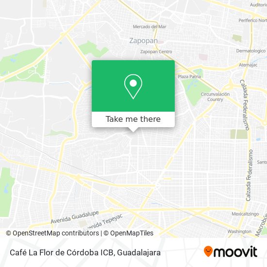 Café La Flor de Córdoba ICB map