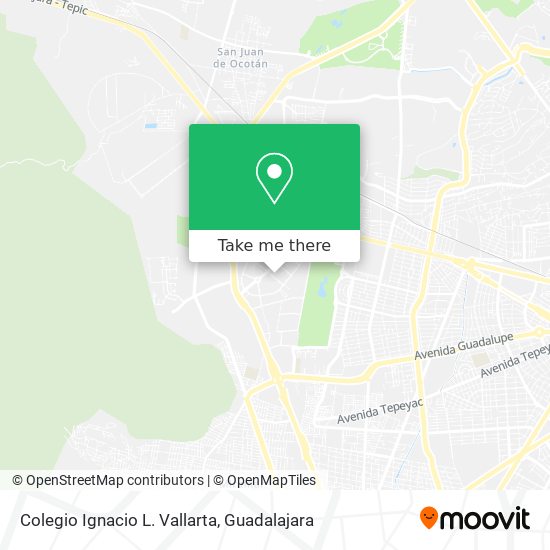 Colegio Ignacio L. Vallarta map