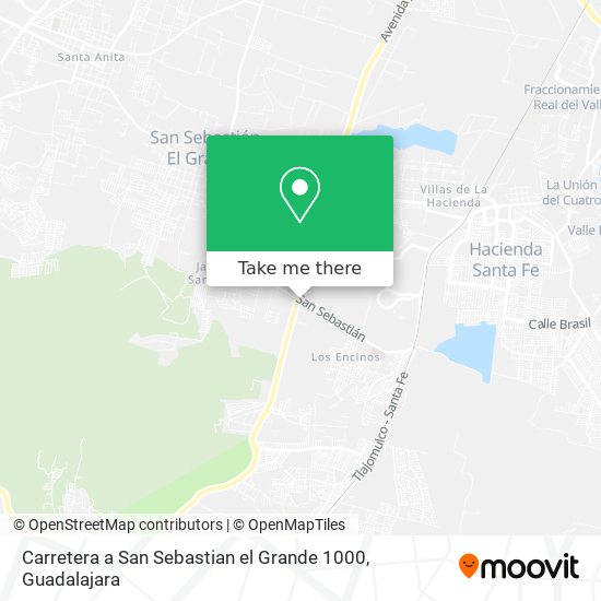Carretera a San Sebastian el Grande 1000 map
