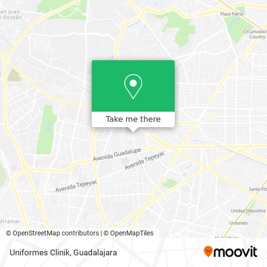 Mapa de Uniformes Clinik