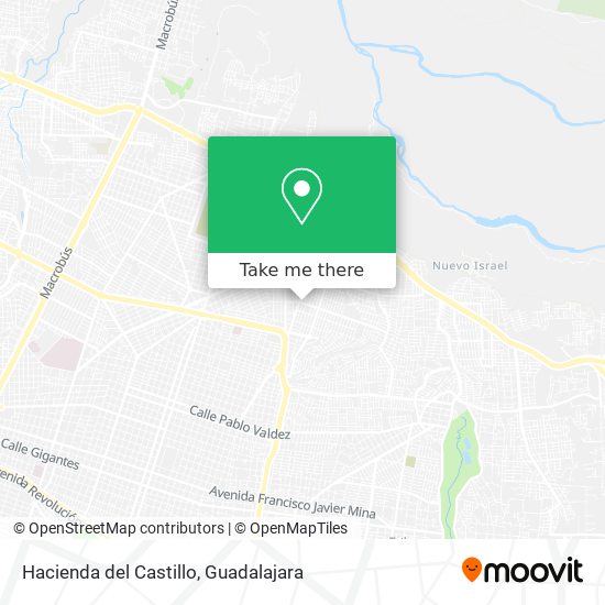 Hacienda del Castillo map