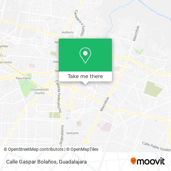 Calle Gaspar Bolaños map