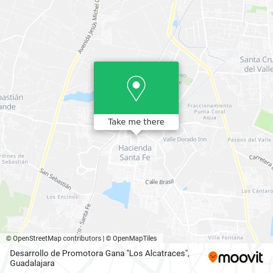 Mapa de Desarrollo de Promotora Gana "Los Alcatraces"
