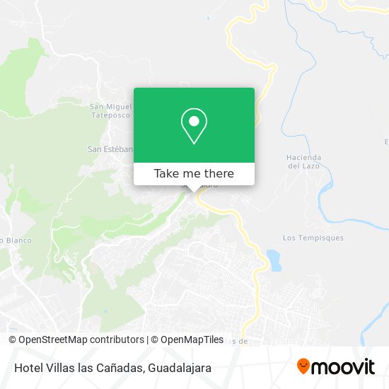 Hotel Villas las Cañadas map