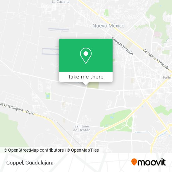 How to get to Coppel in Zapopan by Bus?