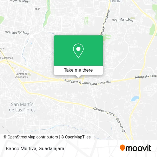 Banco Multiva map