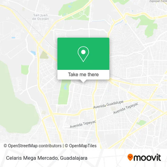 Celaris Mega Mercado map